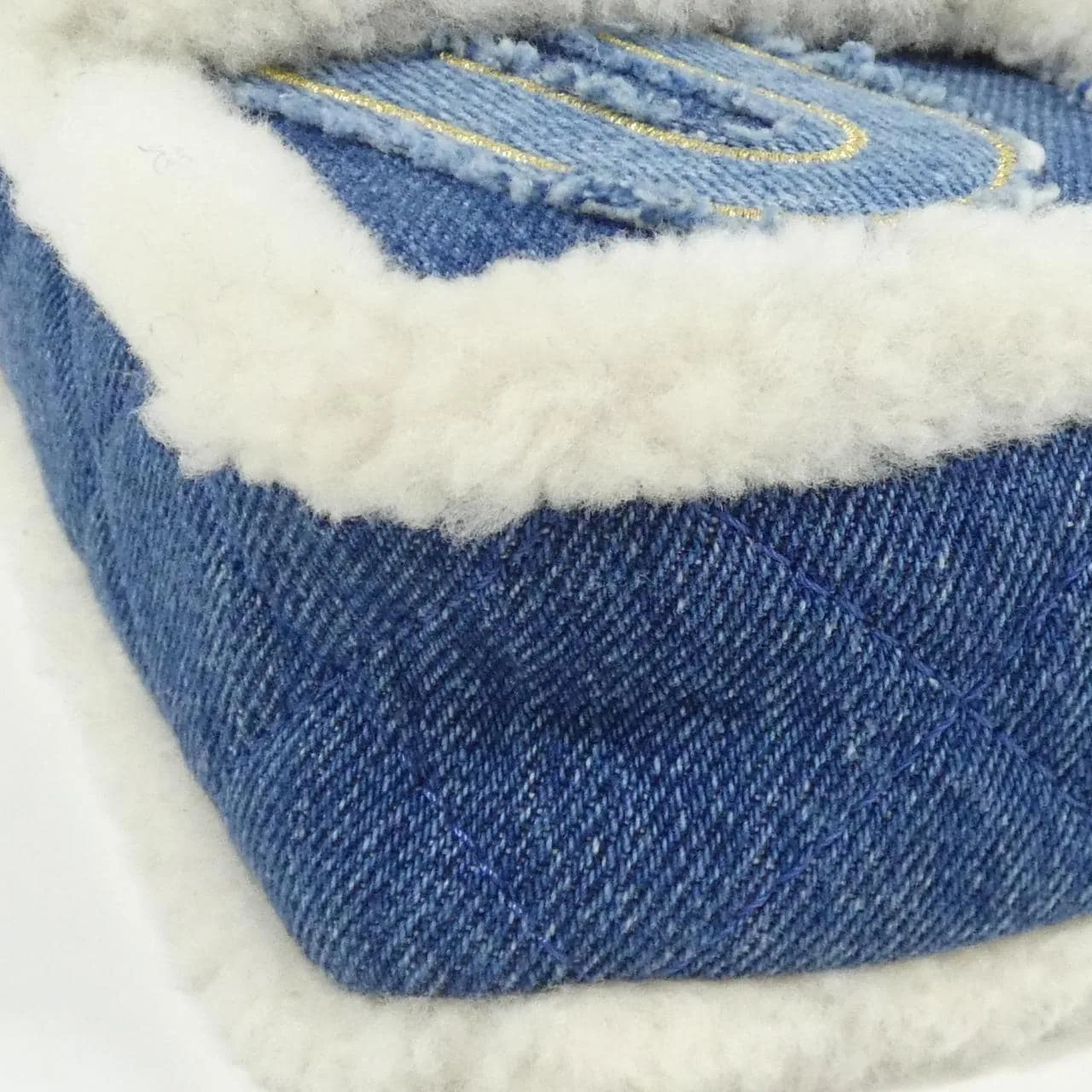 CHANEL AS0875 Shoulder Denim White Denim Rank A - Thumbnail 3