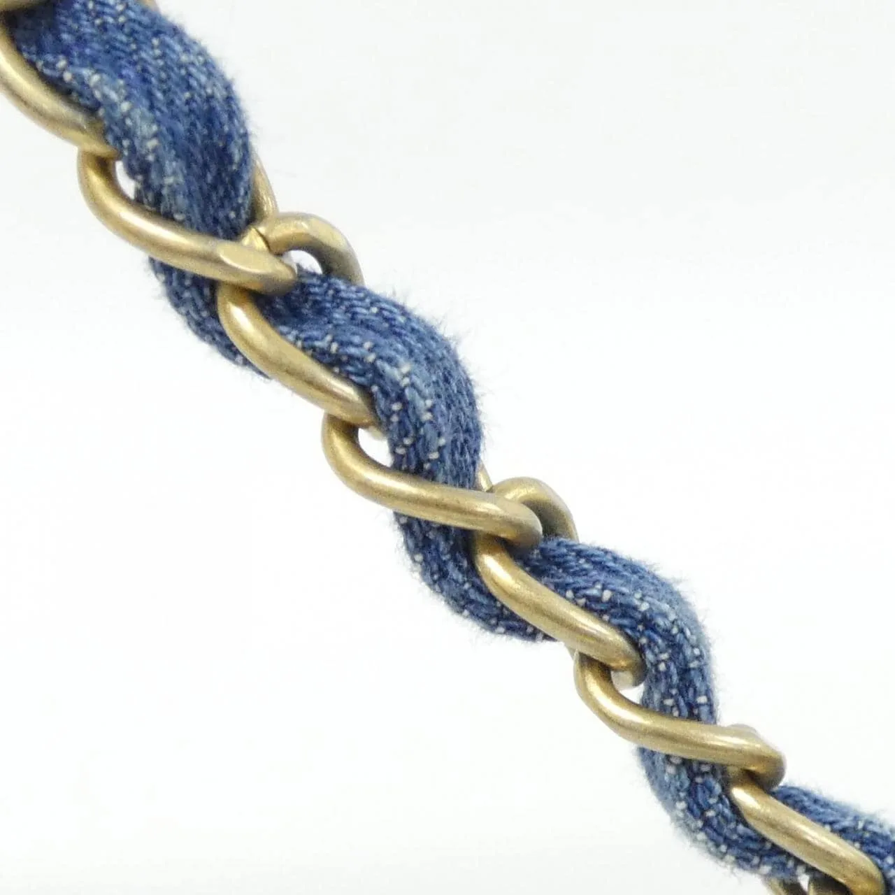 CHANEL AS0875 Shoulder Denim White Denim Rank A - Thumbnail 6