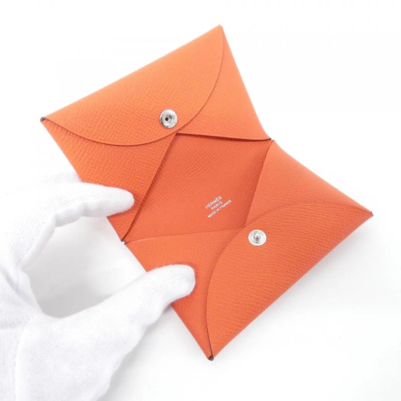 HERMES 044164CK Card Case Epsom Epsom Leather Unused - Thumbnail 2