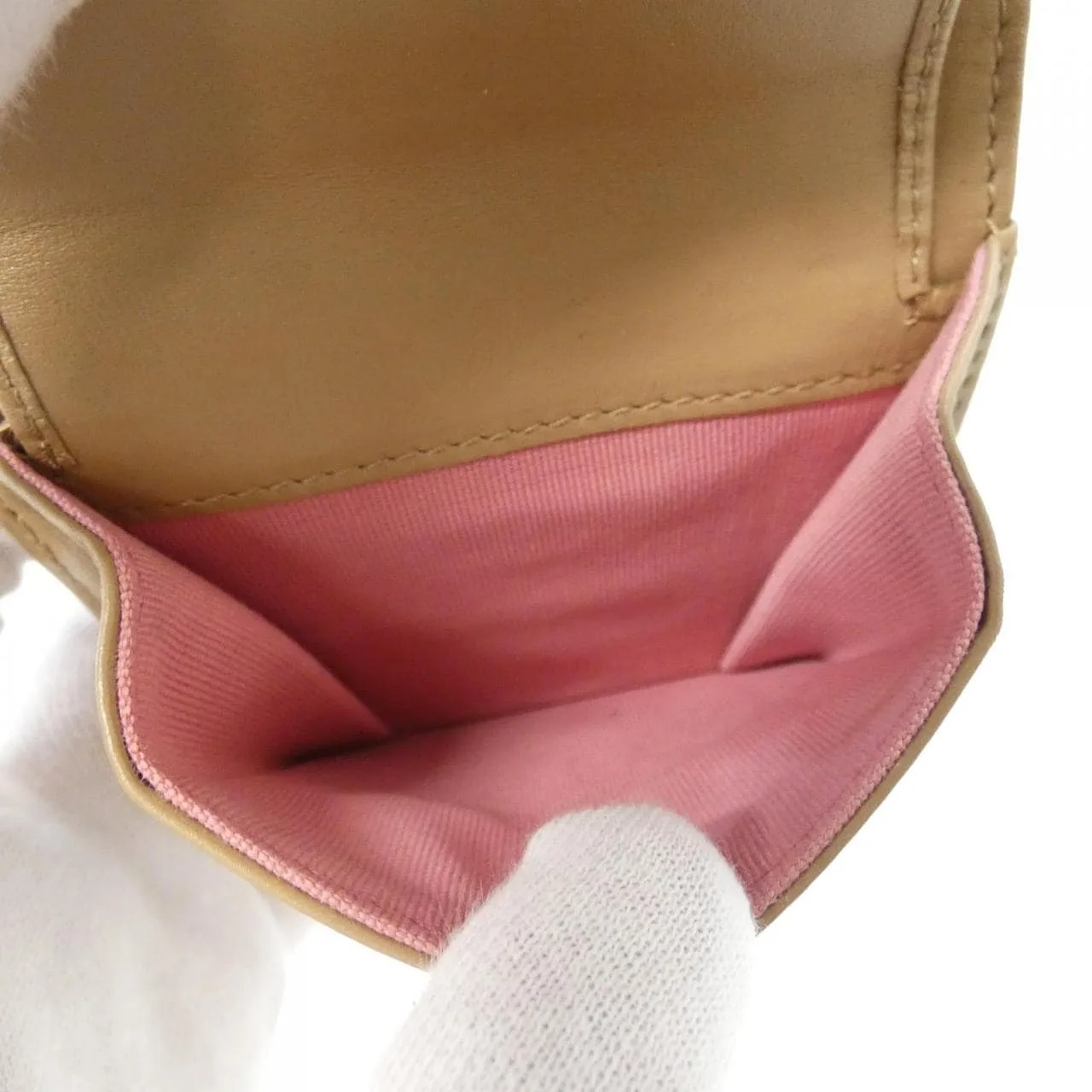 CHANEL Chanel 19 AP3519 Wallet Grained Calfskin Beige Grained Calfskin Rank A - Thumbnail 9