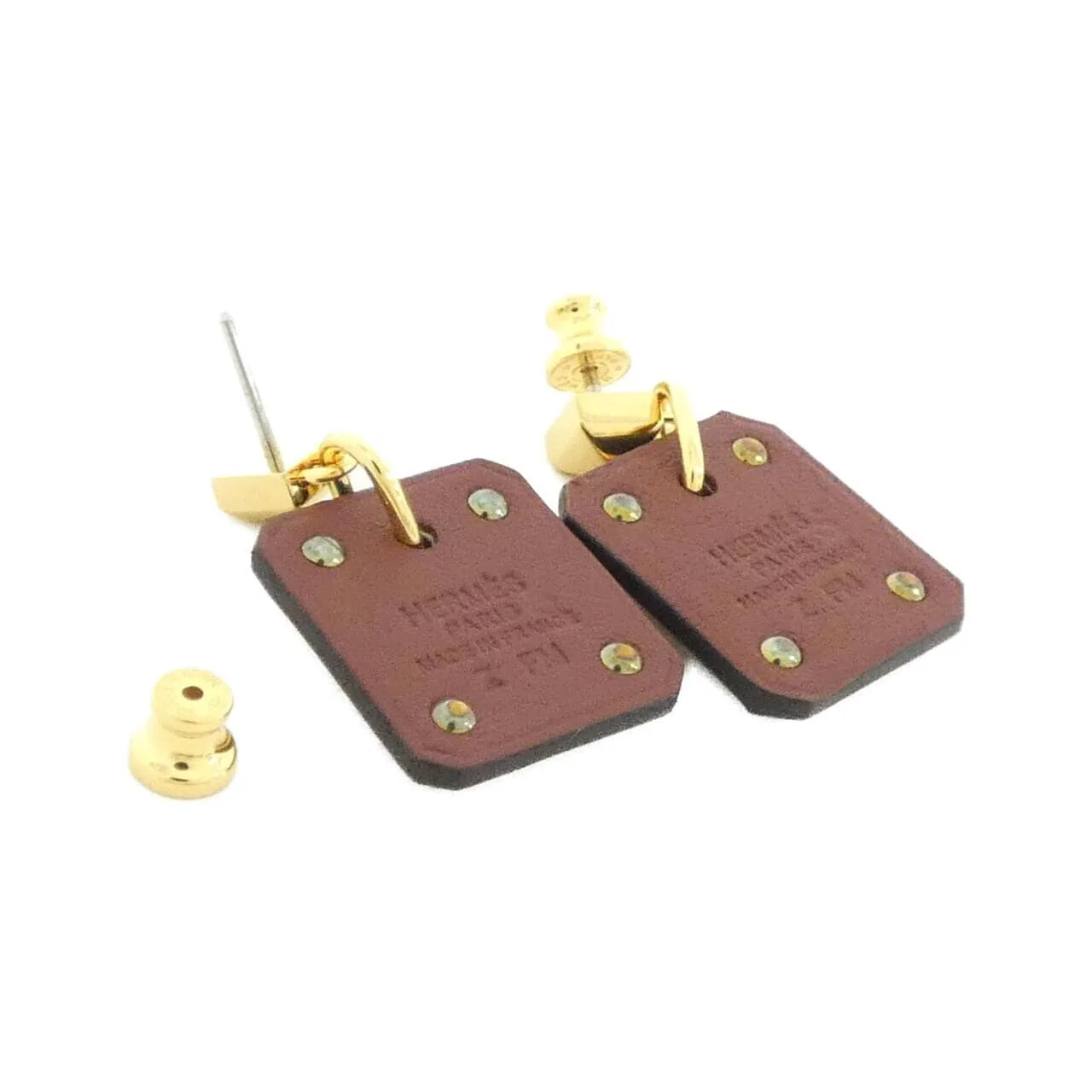 HERMES 081864CC Accessories Swift Rouge Swift 皮 中古品A - 縮圖 3