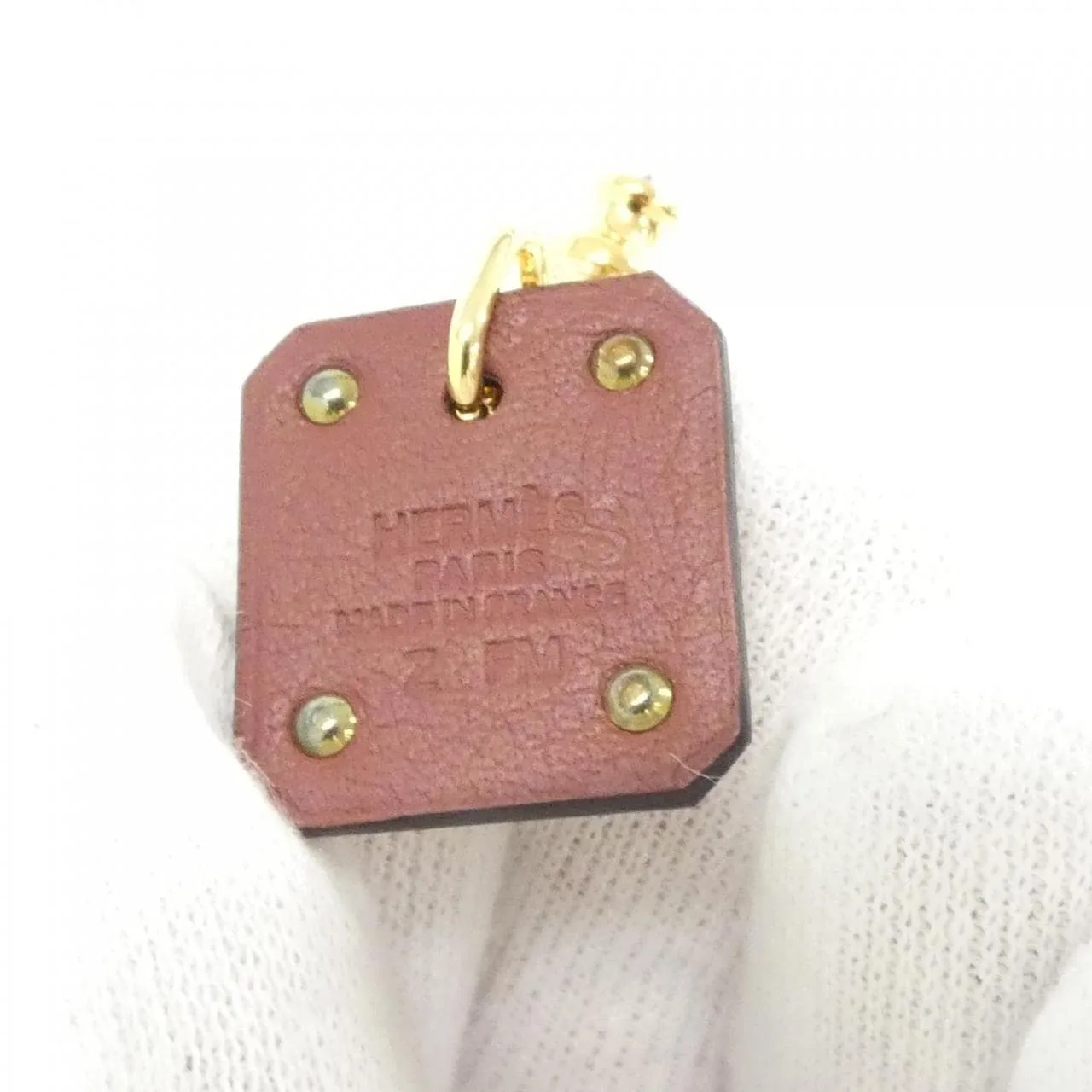 HERMES 081864CC Accessories Swift Rouge Swift 皮 中古品A - 縮圖 4