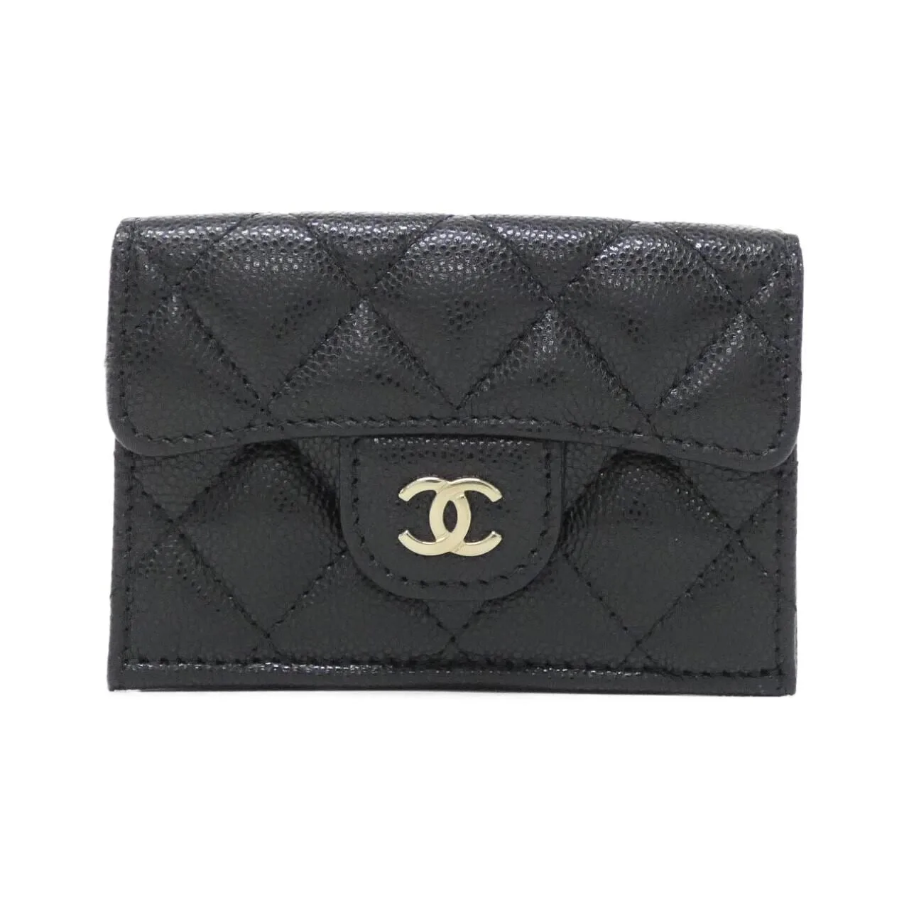 CHANEL Timeless Classic AP0230 Wallet Grained Calfskin 黑色