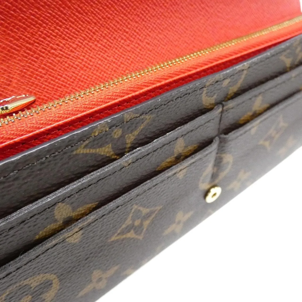 LOUIS VUITTON M62236 Wallet Monogram 黑色 Monogram 中古品A - 縮圖 5