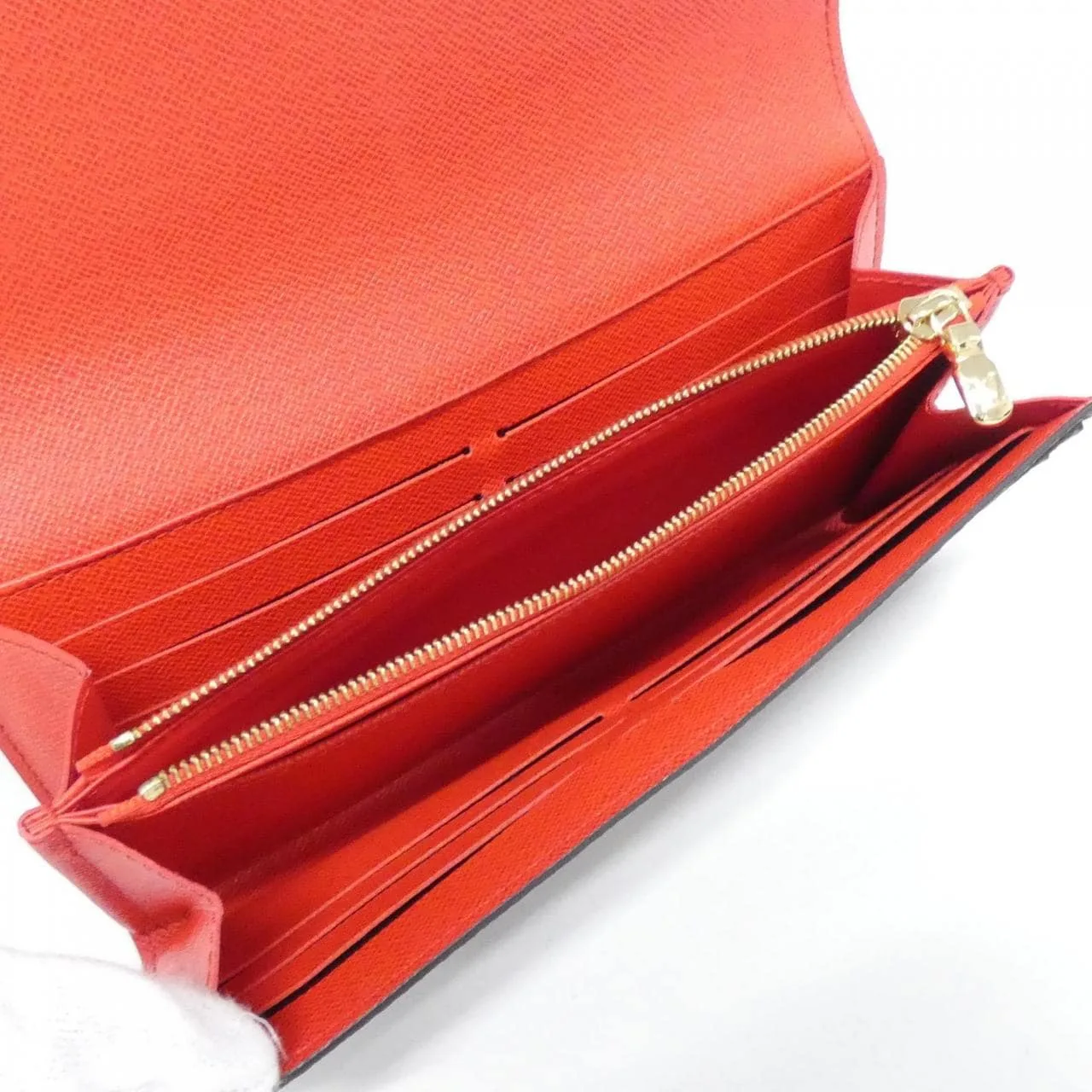 LOUIS VUITTON M62236 Wallet Monogram 黑色 Monogram 中古品A - 縮圖 6