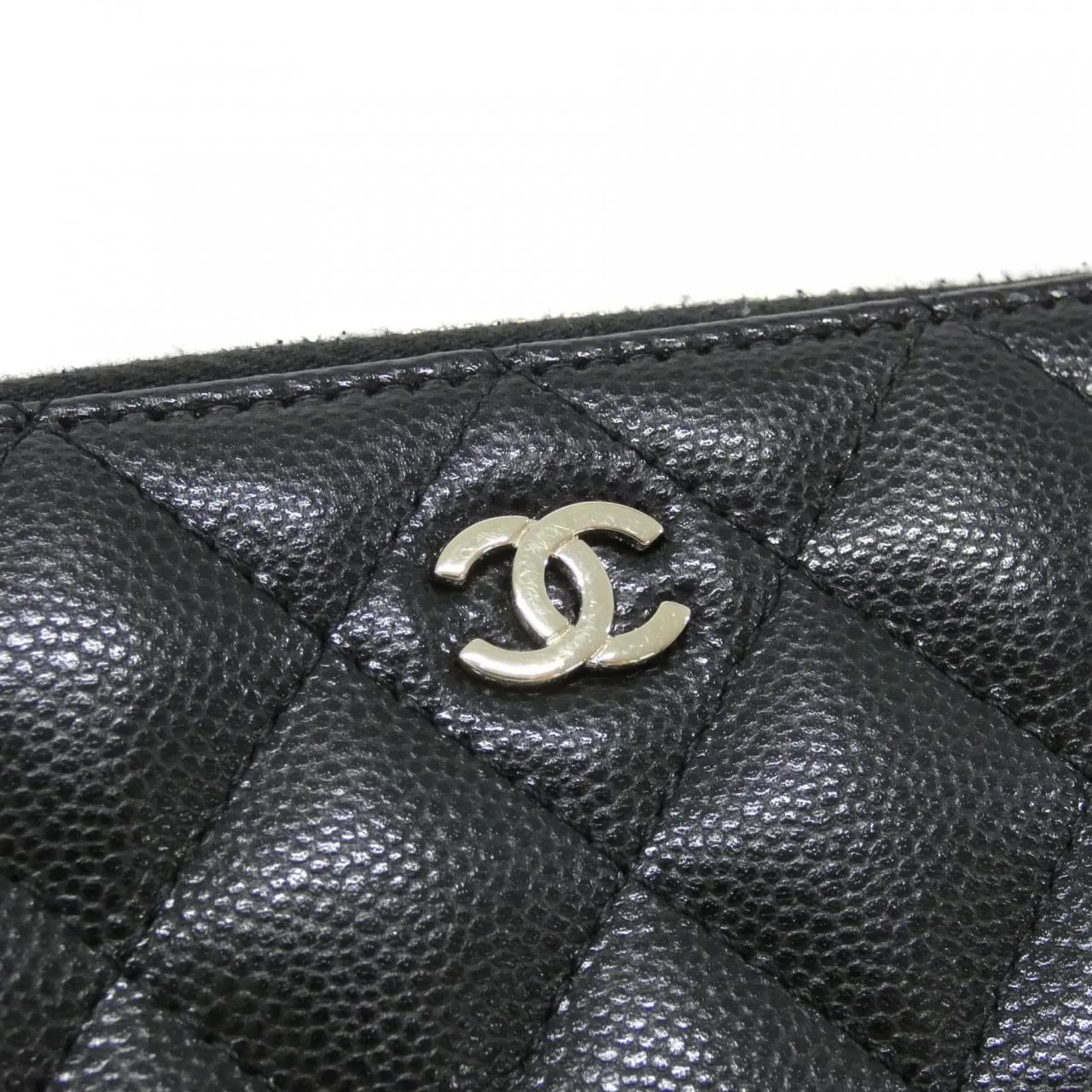 CHANEL Timeless Classic AP4016 Wallet Grained Calfskin 黑色 荔枝紋牛皮 中古品A - 縮圖 4