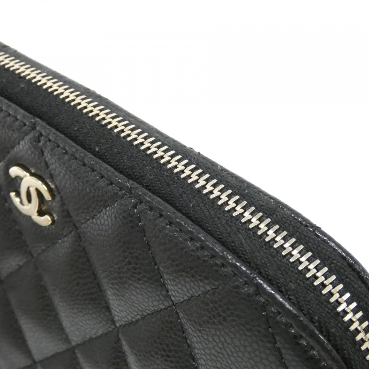 CHANEL Timeless Classic AP4016 Wallet Grained Calfskin 黑色 荔枝紋牛皮 中古品A - 縮圖 5