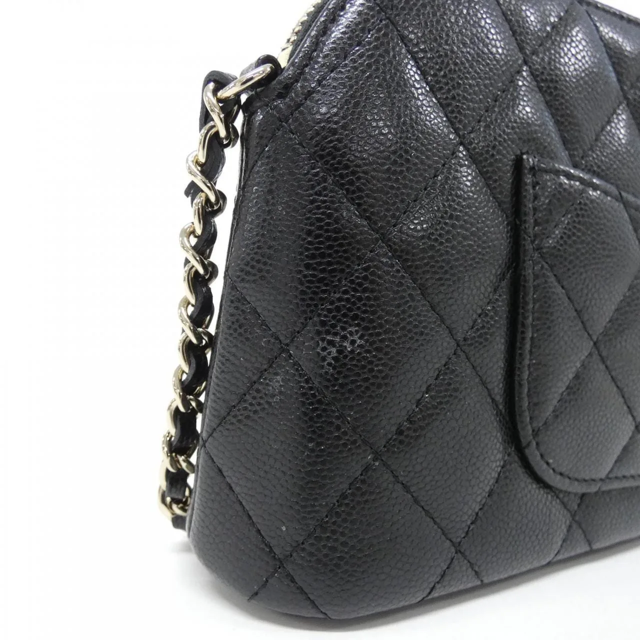 CHANEL Timeless Classic AP4016 Wallet Grained Calfskin 黑色 荔枝紋牛皮 中古品A - 縮圖 6