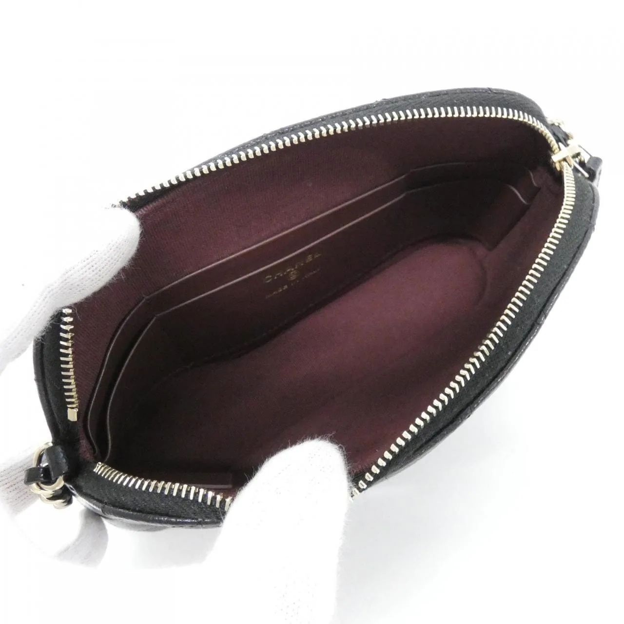 CHANEL Timeless Classic AP4016 Wallet Grained Calfskin 黑色 荔枝紋牛皮 中古品A - 縮圖 8