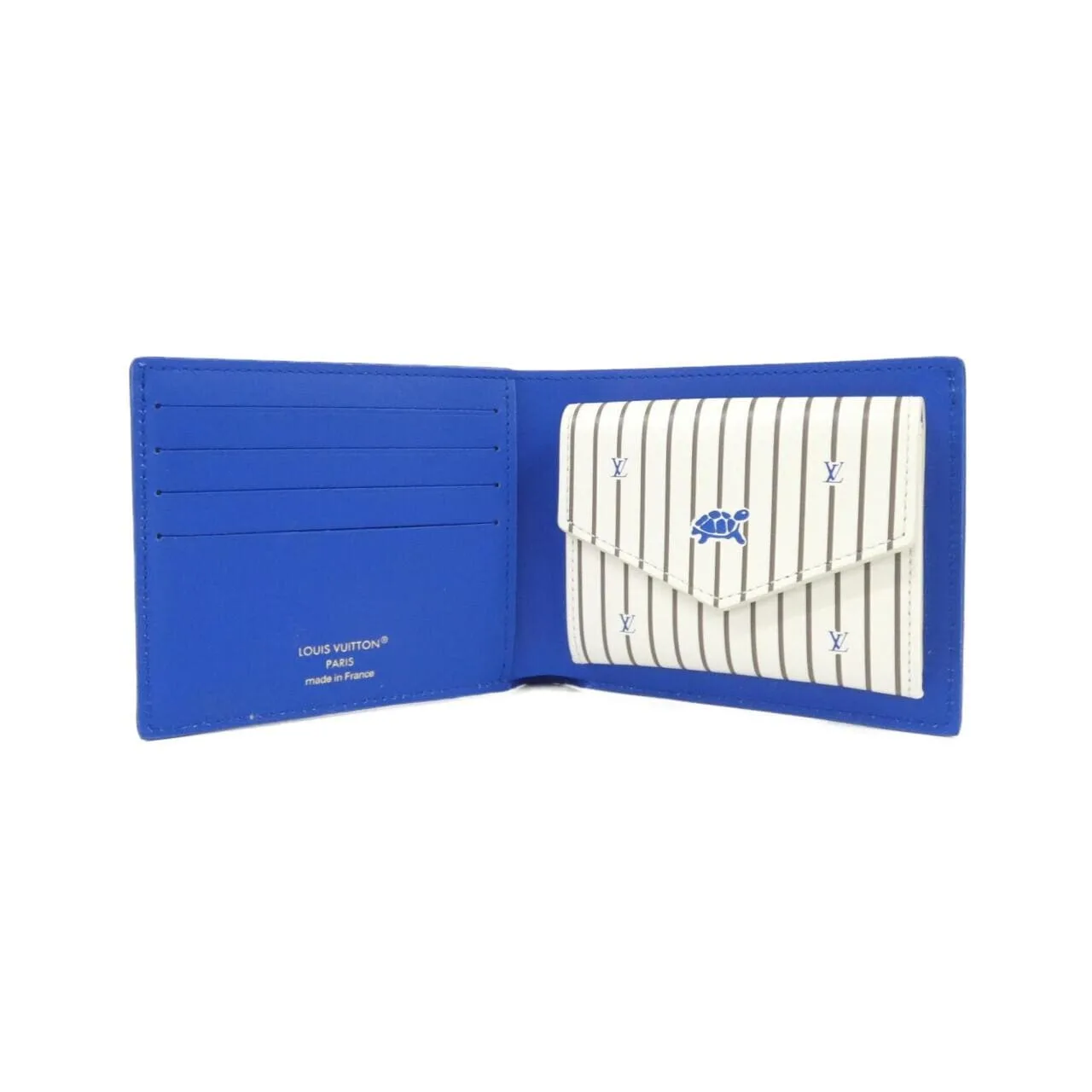 LOUIS VUITTON M25996 Wallet Epi Blue Epi Rank A - Thumbnail 6