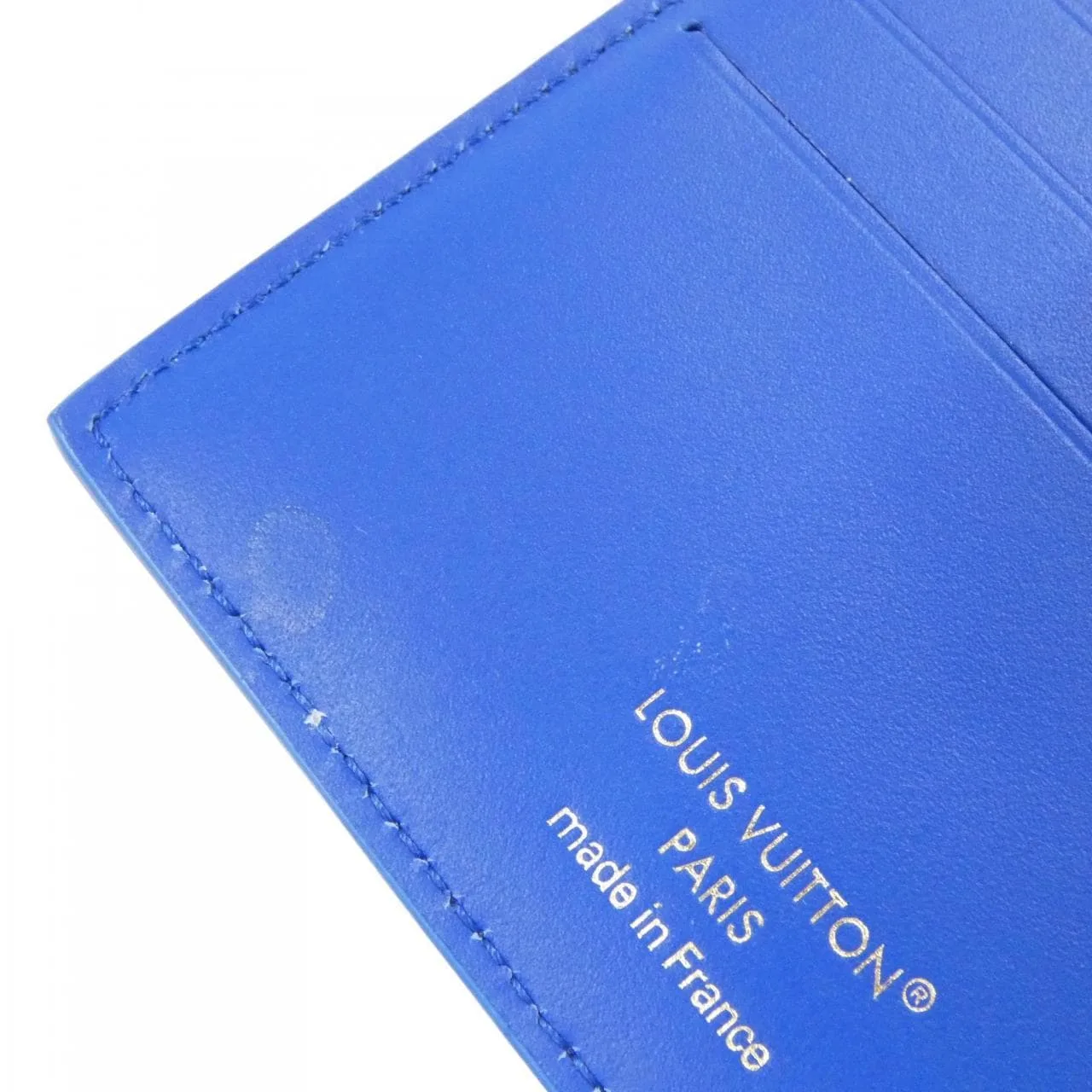 LOUIS VUITTON M25996 Wallet Epi Blue Epi Rank A - Thumbnail 7