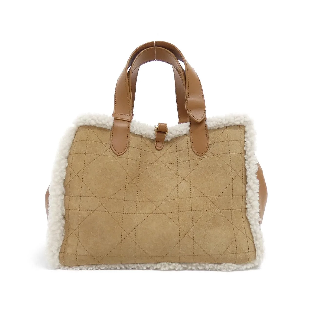 DIOR Toujours M2821OMMZ Handbag Lambskin 黑色 羊皮 中古品A - 縮圖 2