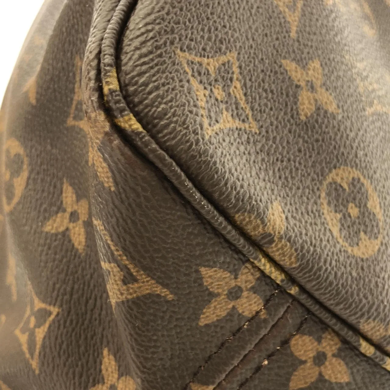 LOUIS VUITTON Neverfull M40155 Tote Monogram 黑色 Monogram 中古品A - 縮圖 2