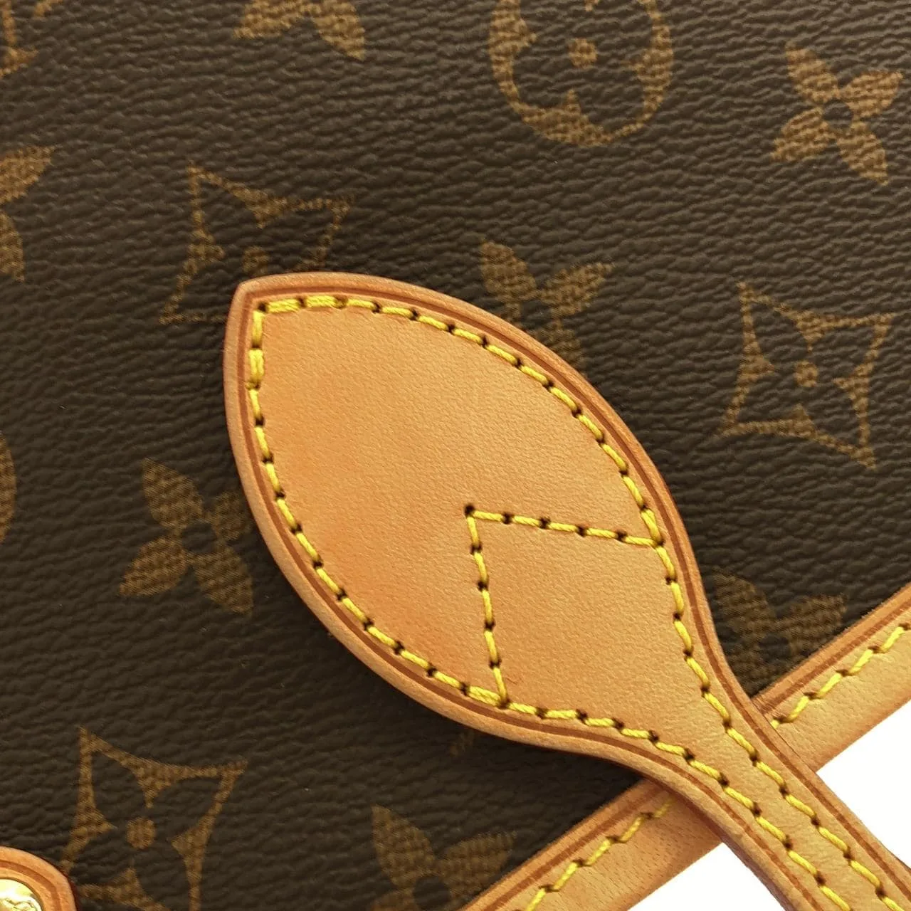 LOUIS VUITTON Neverfull M40155 Tote Monogram 黑色 Monogram 中古品A - 縮圖 4