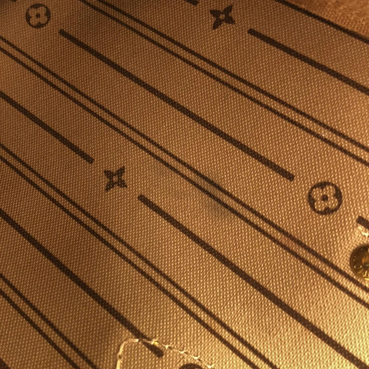 LOUIS VUITTON Neverfull M40155 Tote Monogram 黑色 Monogram 中古品A - 縮圖 7