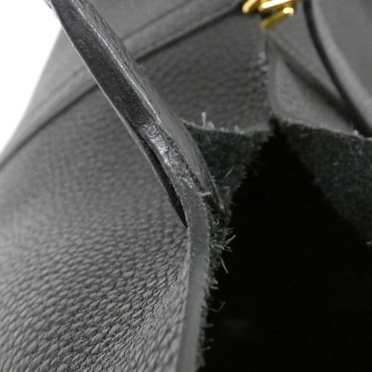 HERMES Picotin 060991CC Handbag Clemence 黑色 Clemence 皮 中古品A - 縮圖 5