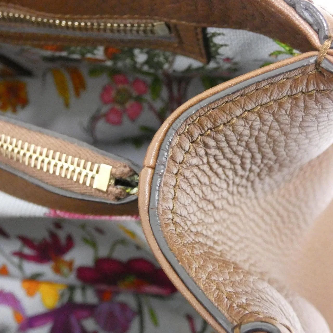 GUCCI Bamboo Shopper 323660 A7M0A Handbag Leather 黑色 皮革 中古品A - 縮圖 9