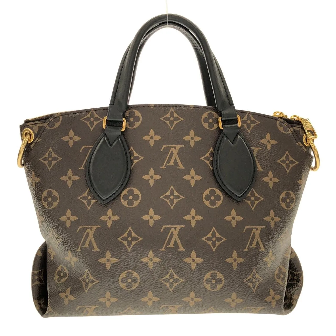 LOUIS VUITTON M44351 Tote Monogram 黑色 Monogram 中古品A - 縮圖 2