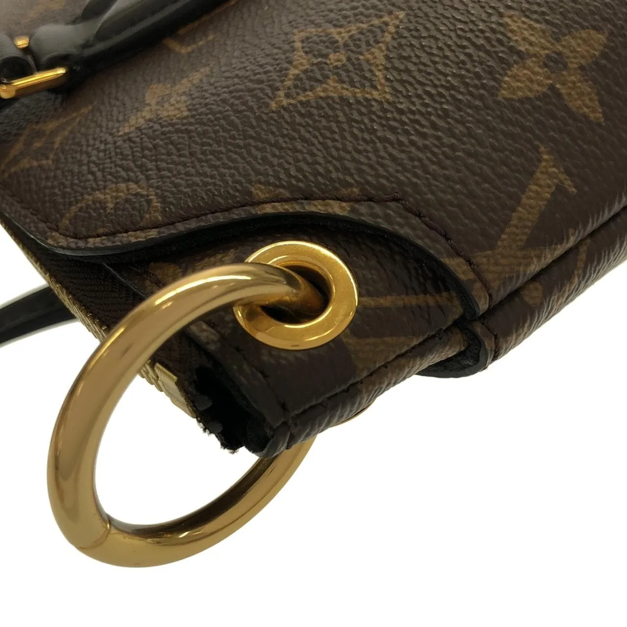 LOUIS VUITTON M44351 Tote Monogram 黑色 Monogram 中古品A - 縮圖 4