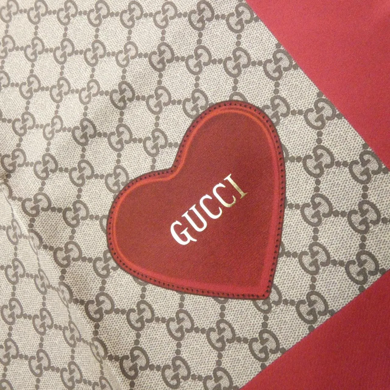 GUCCI 653018 3G001 Scarf 黑色 中古品A - 縮圖 2