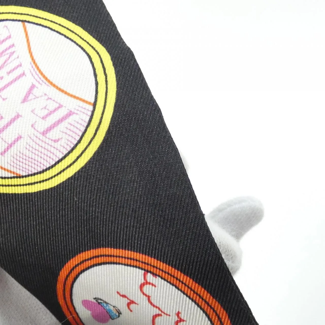 HERMES 063782S Scarf Black Rank A - Thumbnail 5