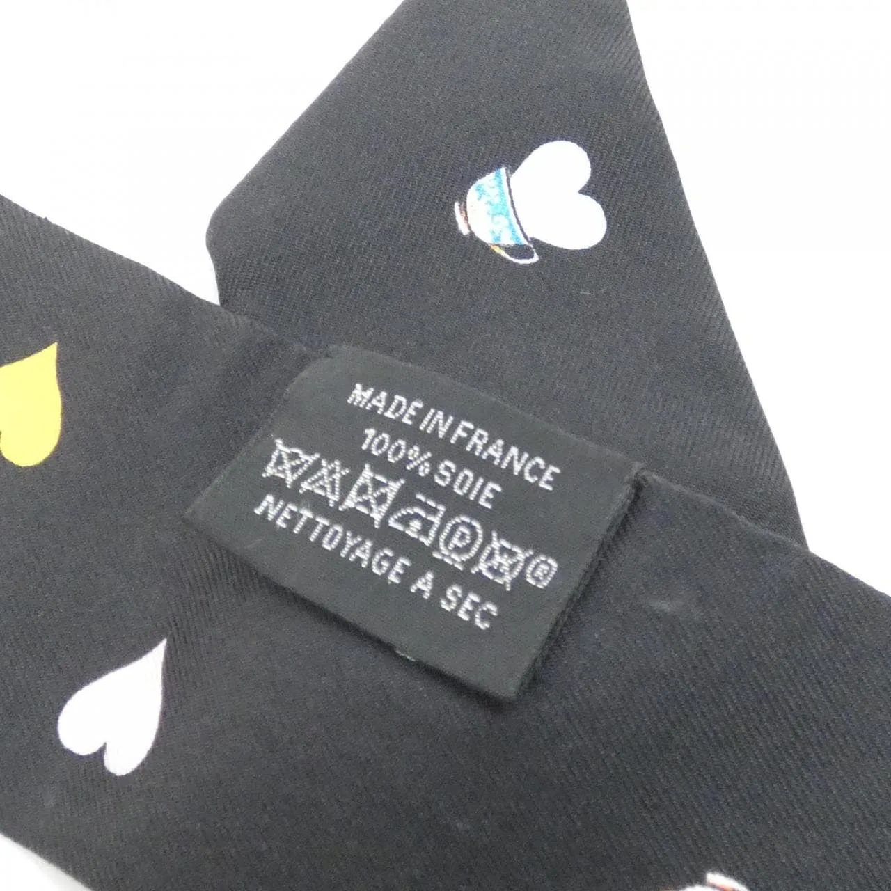 HERMES 063782S Scarf Black Rank A - Thumbnail 7