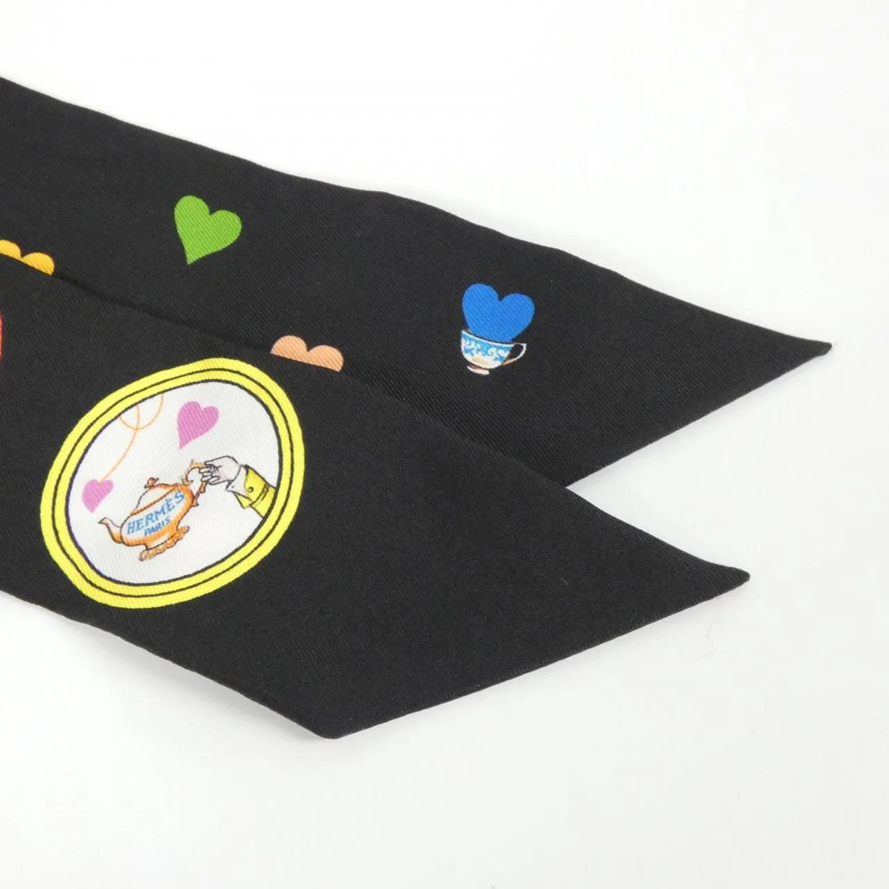 HERMES 063782S Scarf Black Rank A - Thumbnail 2