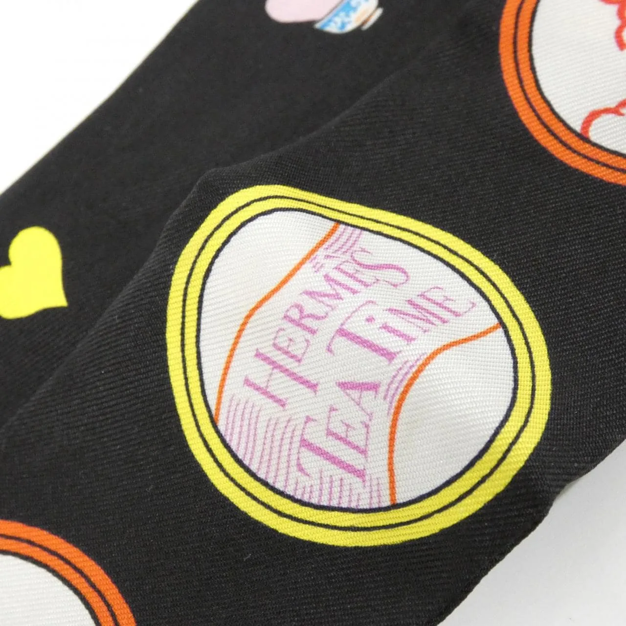 HERMES 063782S Scarf Black Rank A - Thumbnail 3