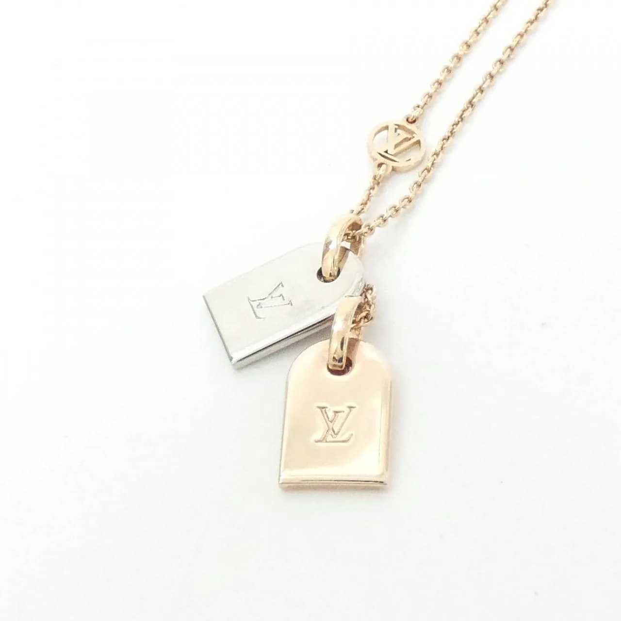 LOUIS VUITTON M00293 Accessories Lambskin 黑色 羊皮 中古品A - 縮圖 4