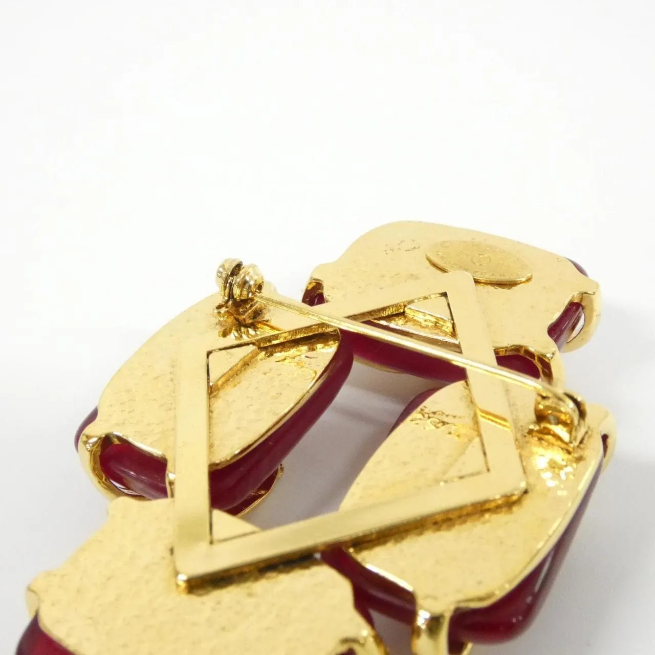 CHANEL Accessories 紅色 中古品A - 縮圖 3