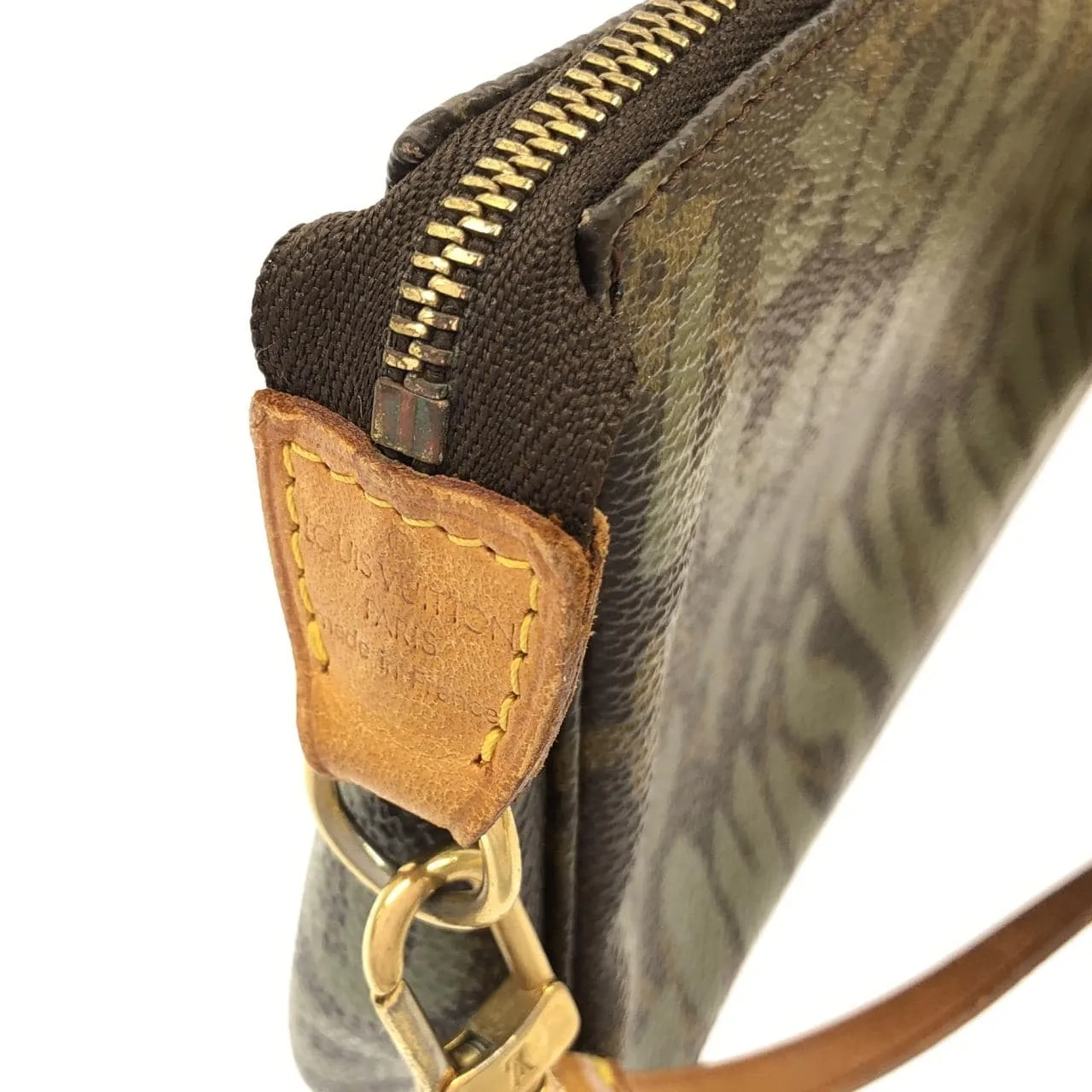 LOUIS VUITTON Pochette M92191 Pochette Monogram 黑色 Monogram 中古品A - 縮圖 3