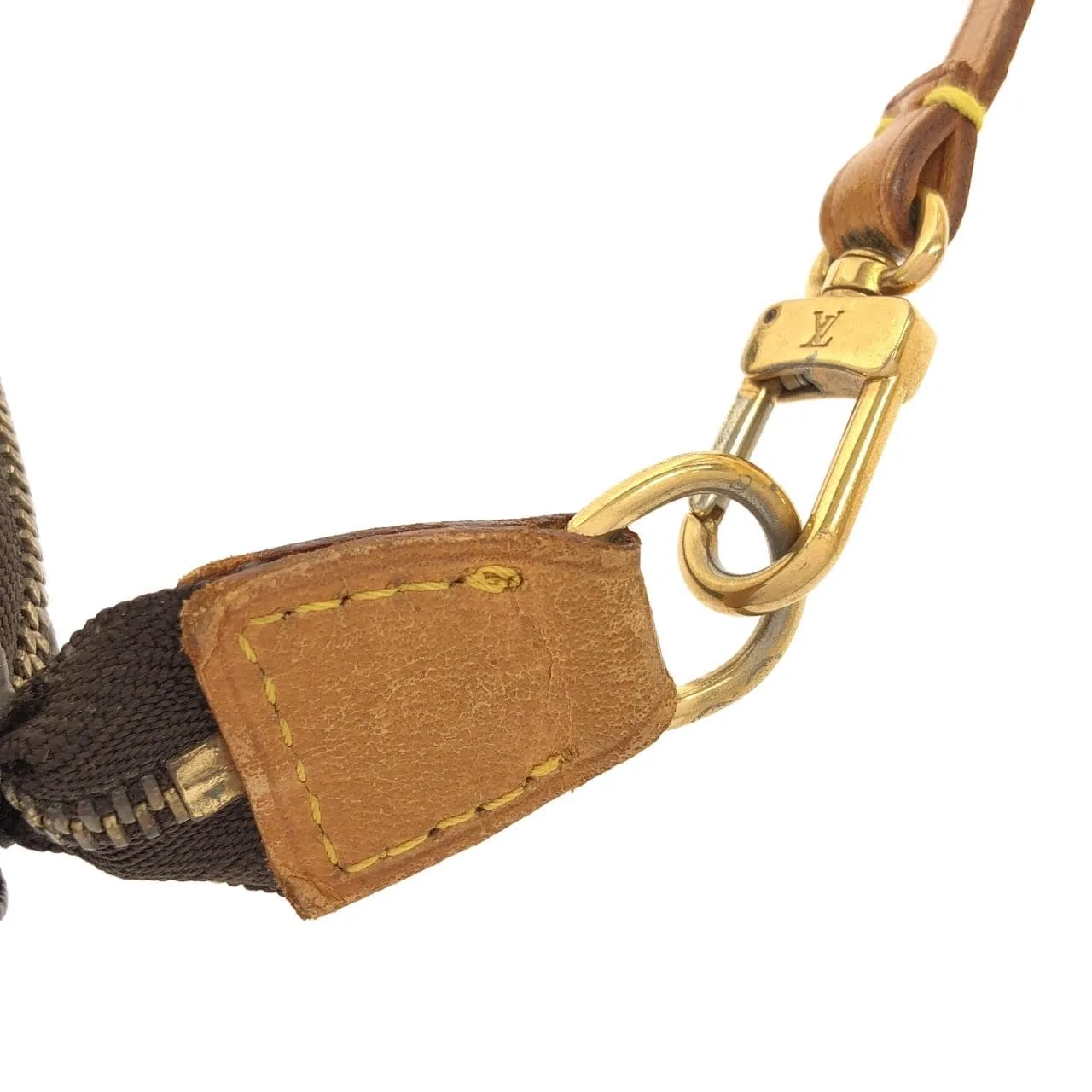 LOUIS VUITTON Pochette M92191 Pochette Monogram 黑色 Monogram 中古品A - 縮圖 5