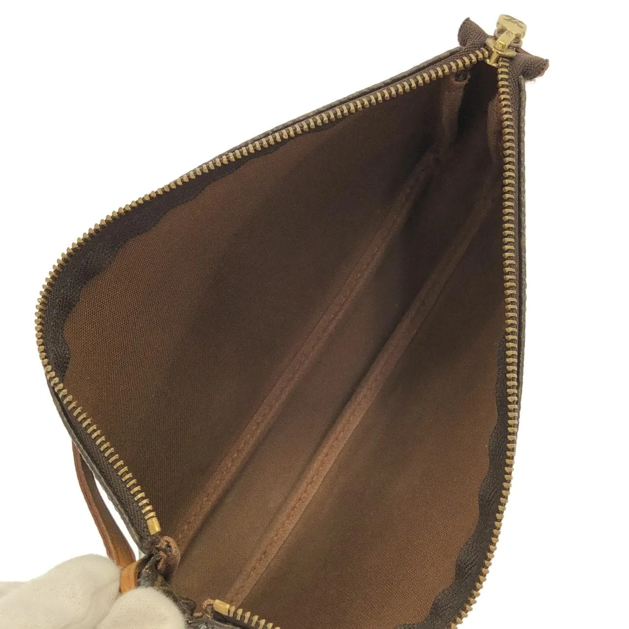 LOUIS VUITTON Pochette M92191 Pochette Monogram 黑色 Monogram 中古品A - 縮圖 7