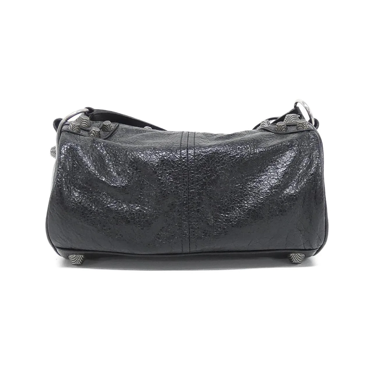 BALENCIAGA Le Cagole 771716 210KR Shoulder Lambskin 黑色 羊皮 中古品A - 縮圖 2