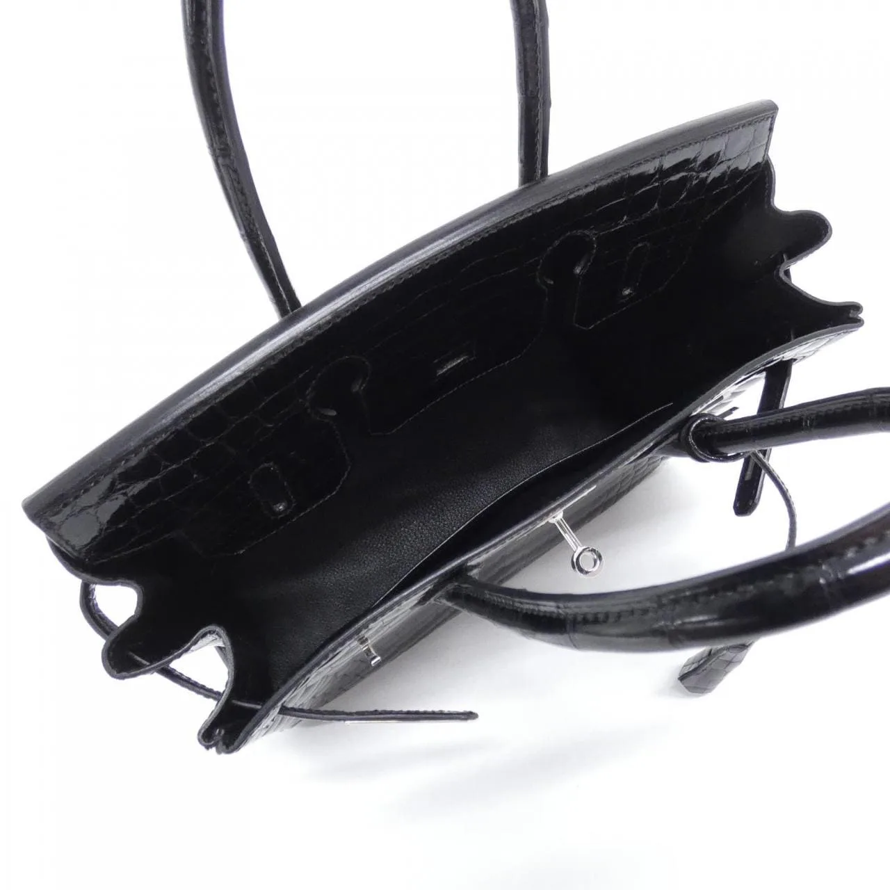 HERMES Birkin 035482CK Handbag Black Rank A - Thumbnail 9