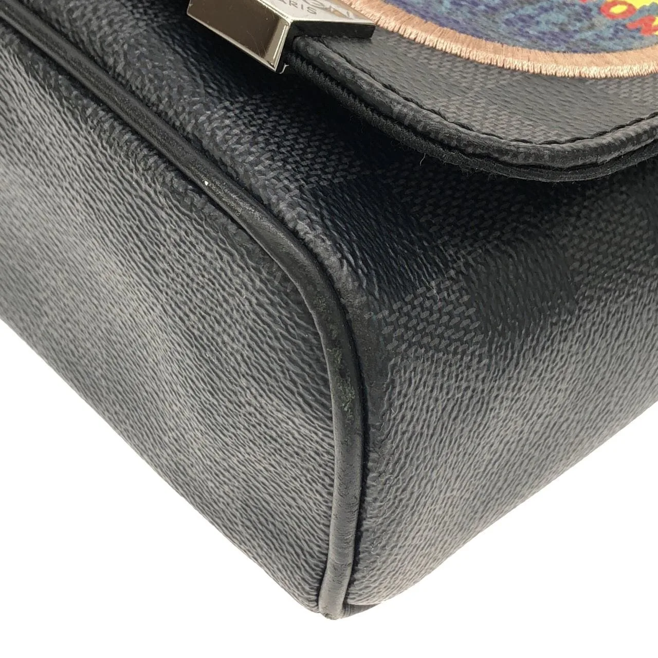 LOUIS VUITTON District N40040 Shoulder Damier Black Damier Rank A - Thumbnail 3