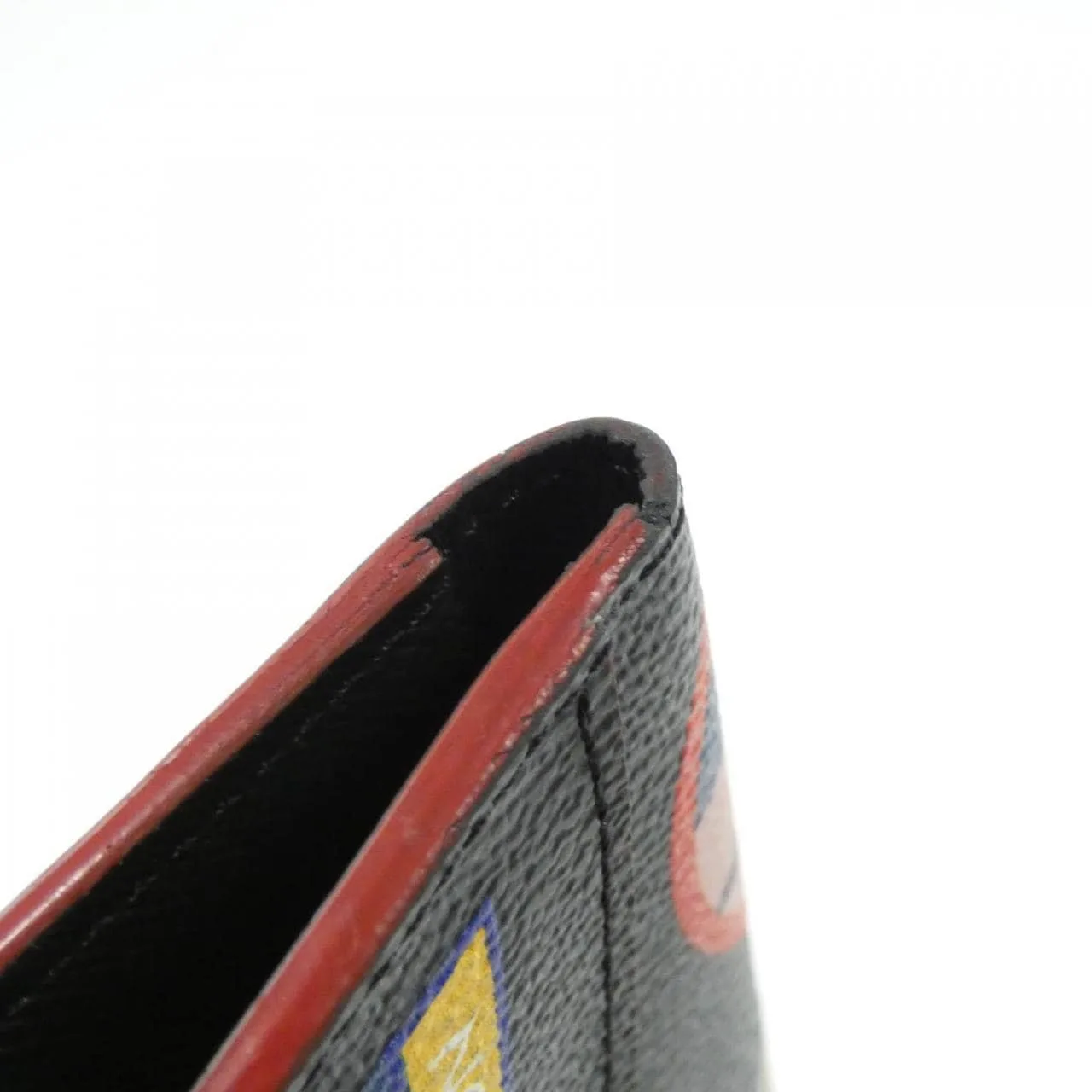 LOUIS VUITTON N60130 Card Case Damier Black Damier Rank A - Thumbnail 4