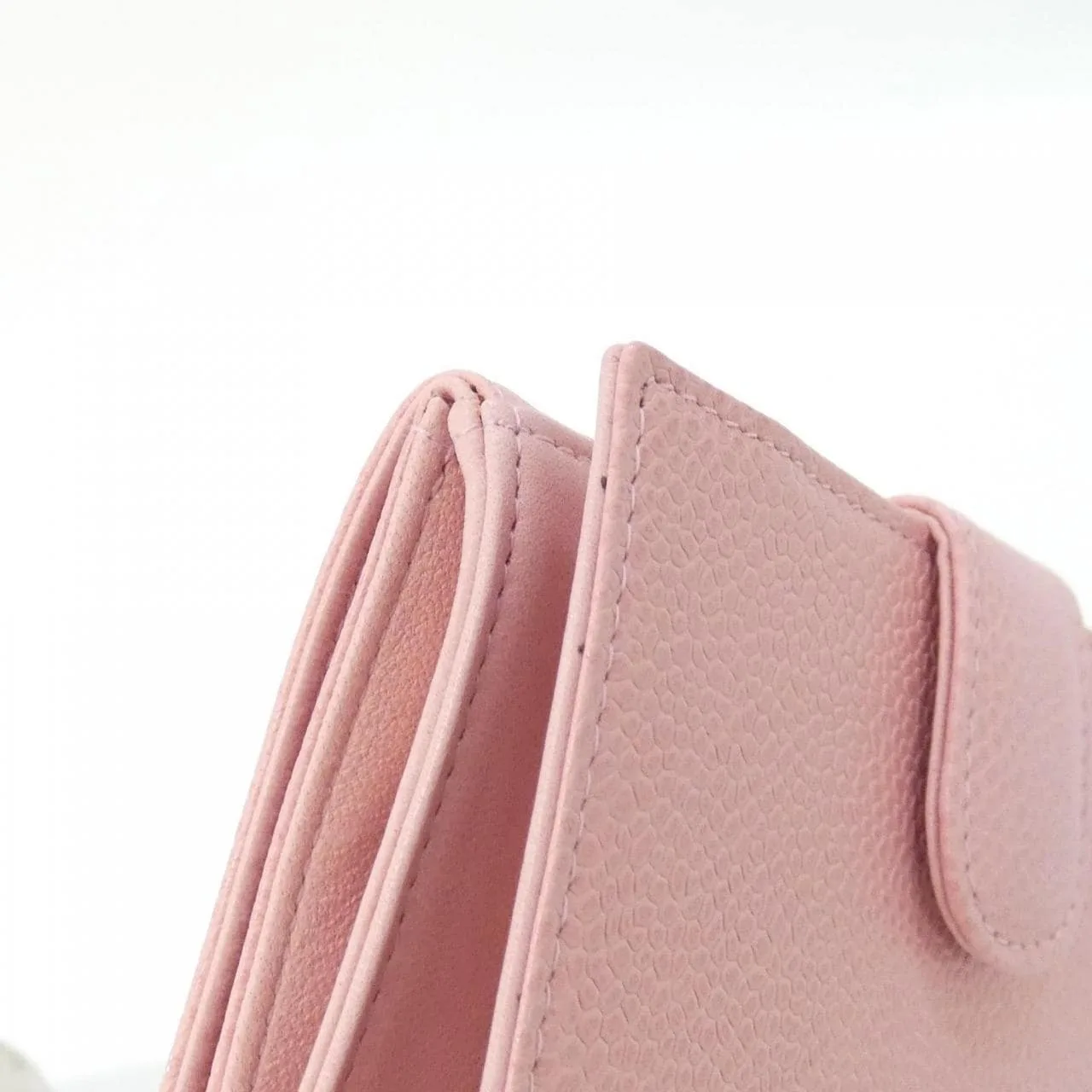 CHANEL 13496 Wallet Grained Calfskin Pink Grained Calfskin Rank A - Thumbnail 3