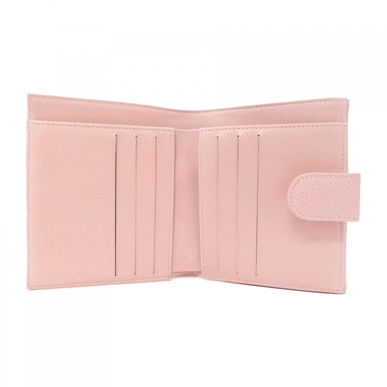 CHANEL 13496 Wallet Grained Calfskin Pink Grained Calfskin Rank A - Thumbnail 5