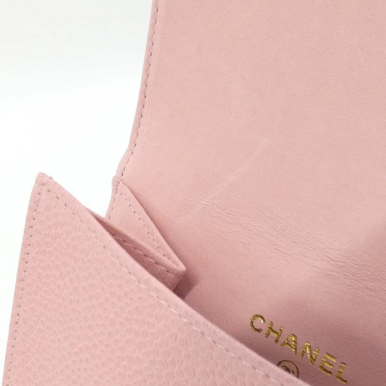 CHANEL 13496 Wallet Grained Calfskin Pink Grained Calfskin Rank A - Thumbnail 7