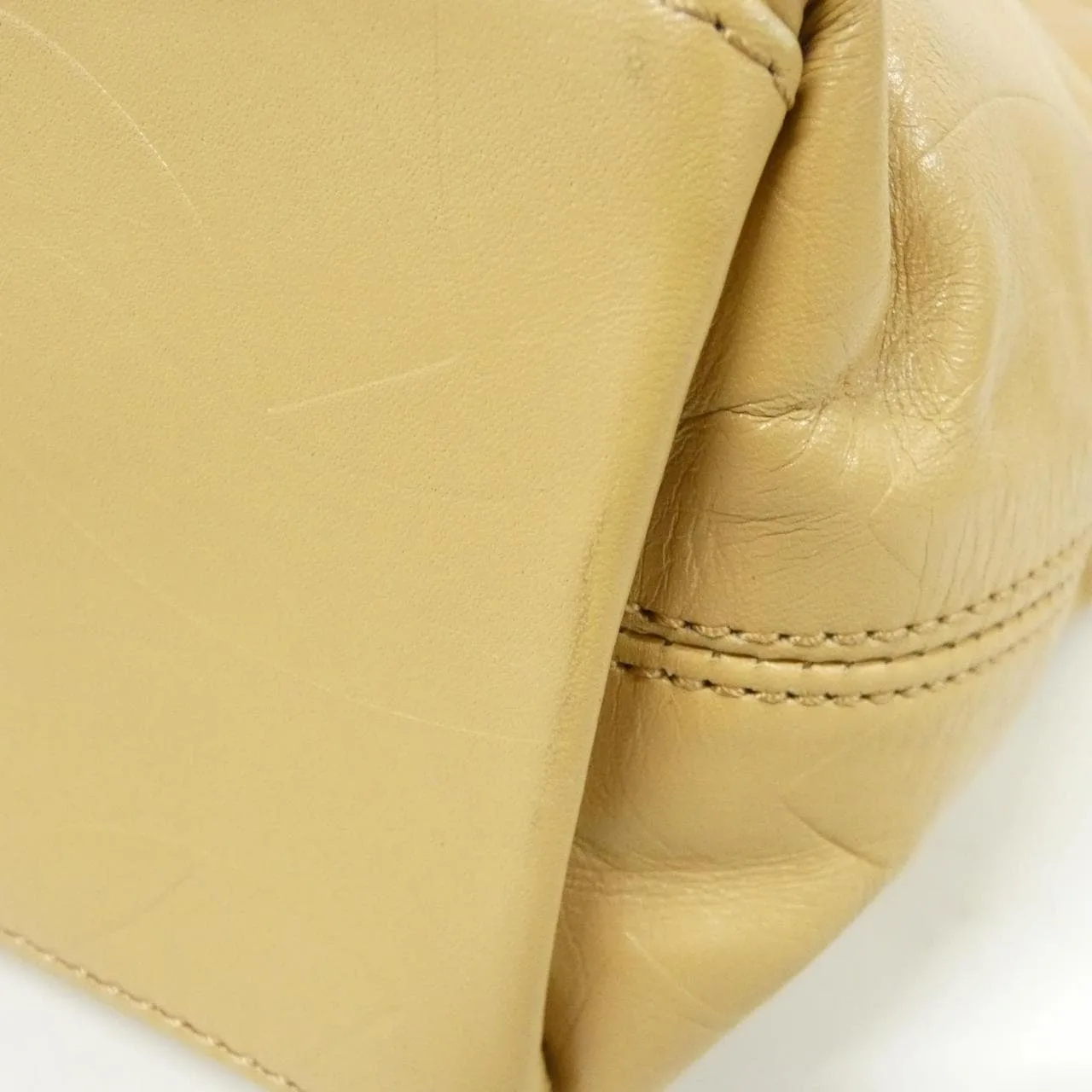 CHANEL 14216 Handbag Beige Rank A - Thumbnail 3