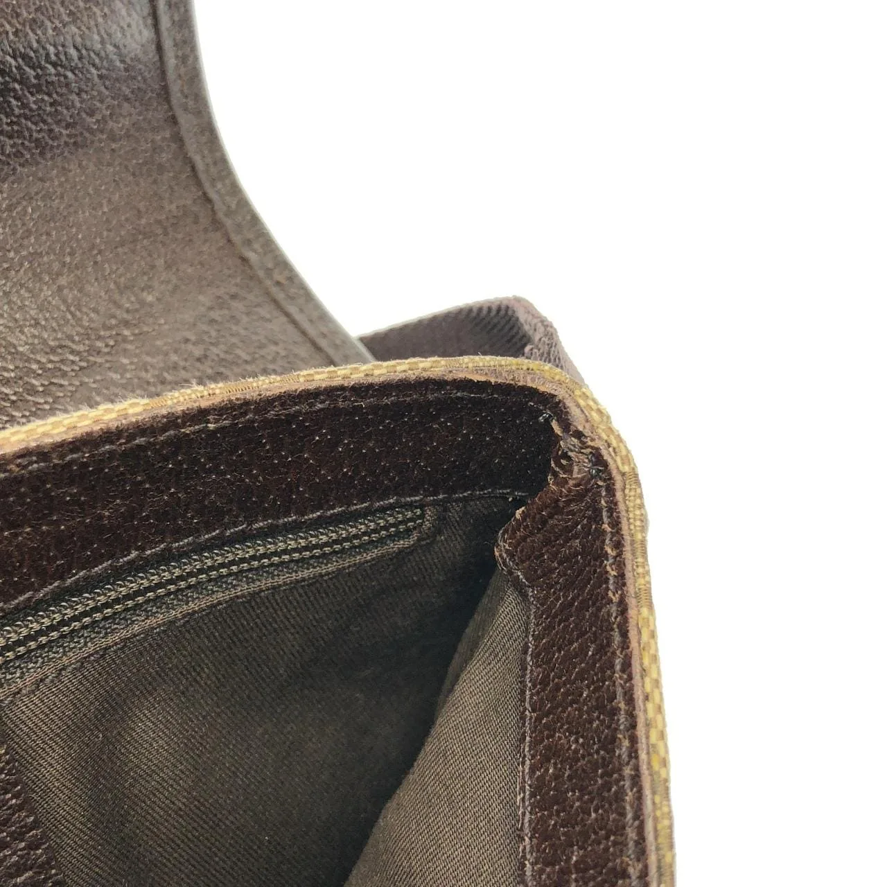 GUCCI 131236 Belt Canvas 米色 帆布 中古品A - 縮圖 9