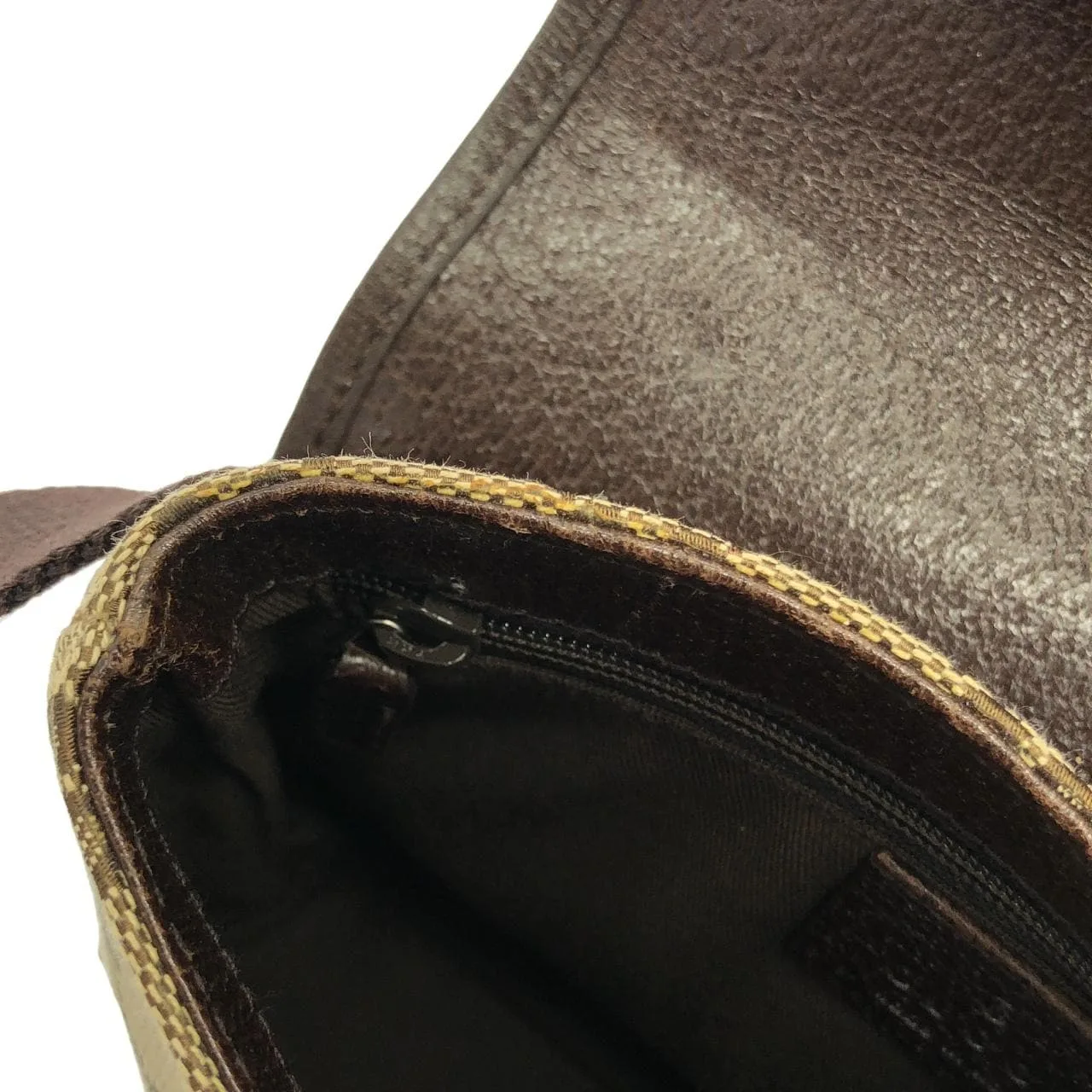 GUCCI 131236 Belt Canvas 米色 帆布 中古品A - 縮圖 10