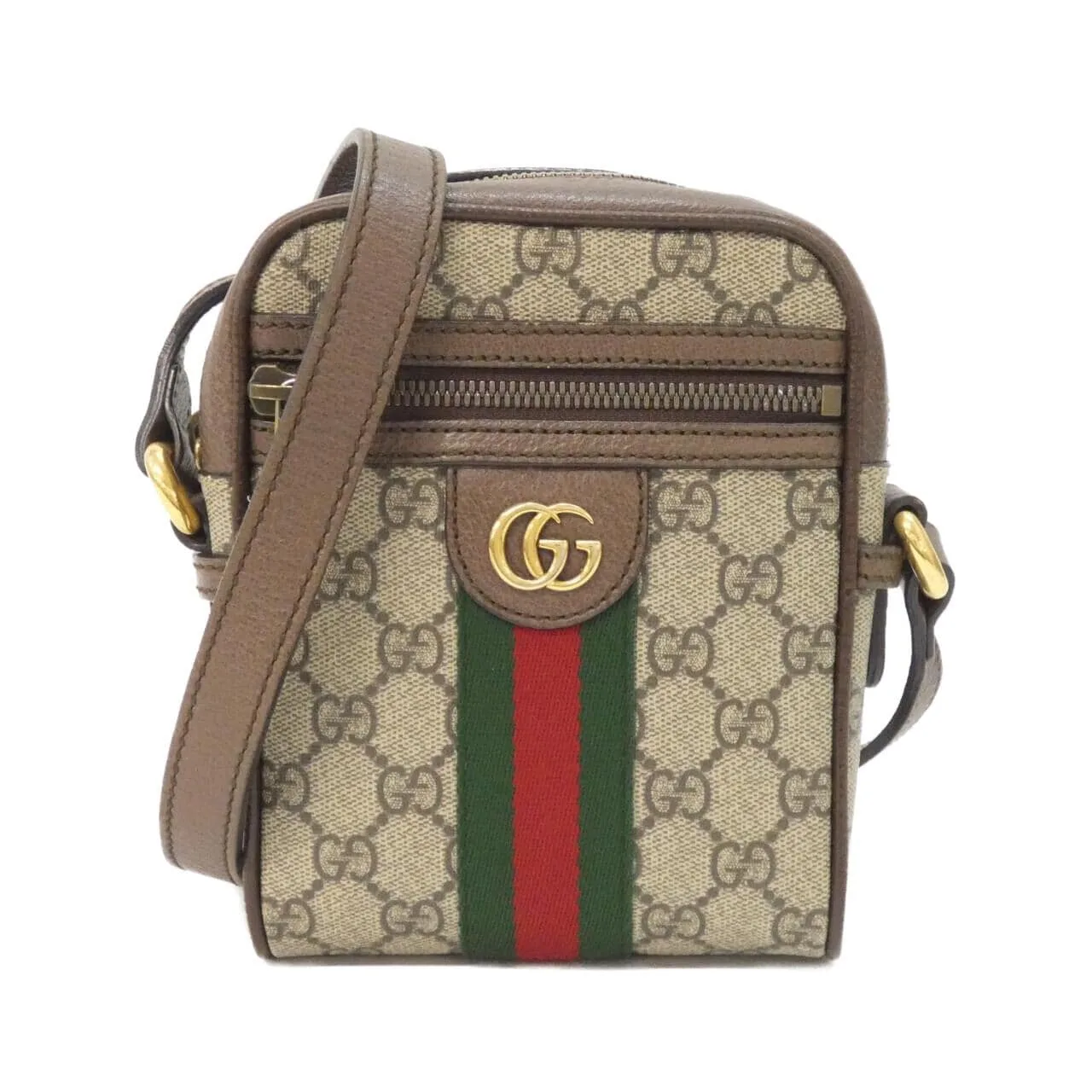 GUCCI 598127 96IWT Shoulder Canvas Black