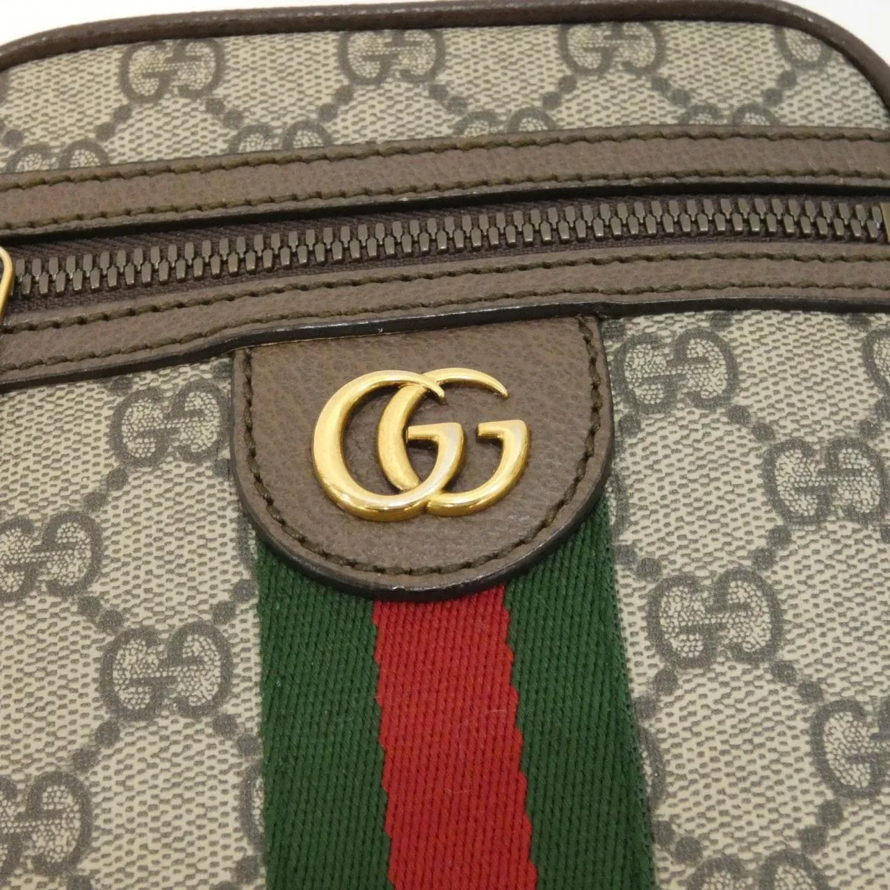 GUCCI 598127 96IWT Shoulder Canvas Black Canvas Rank A - Thumbnail 4