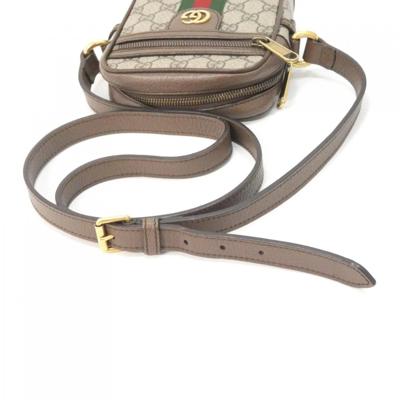 GUCCI 598127 96IWT Shoulder Canvas Black Canvas Rank A - Thumbnail 8