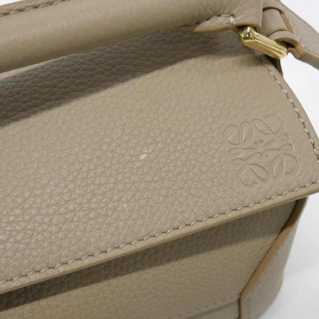 LOEWE Puzzle A510P88X16 Handbag 黑色 中古品A - 縮圖 4