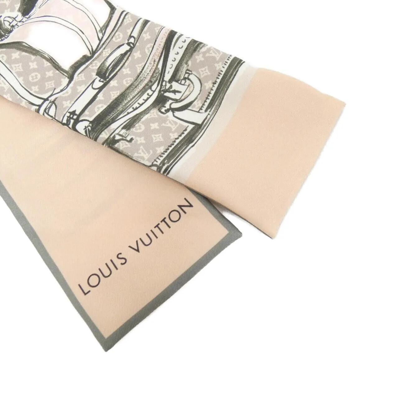 LOUIS VUITTON M73965 Scarf Black Rank A - Thumbnail 2