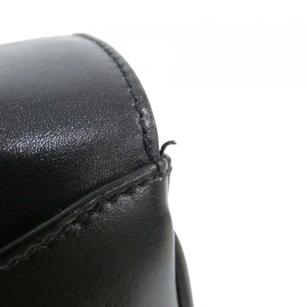 GUCCI 26 000 0082 手提包 皮革 黑色 皮革 中古品B - 縮圖 4