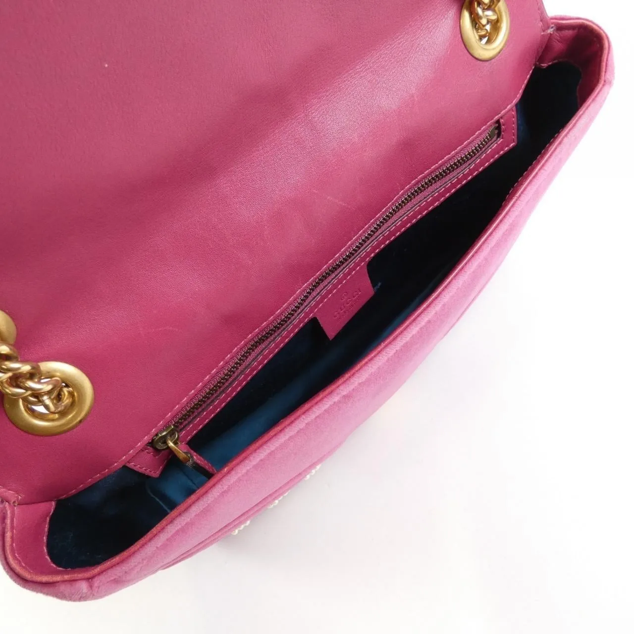 GUCCI Marmont 443496 Shoulder Pink Rank B - Thumbnail 8
